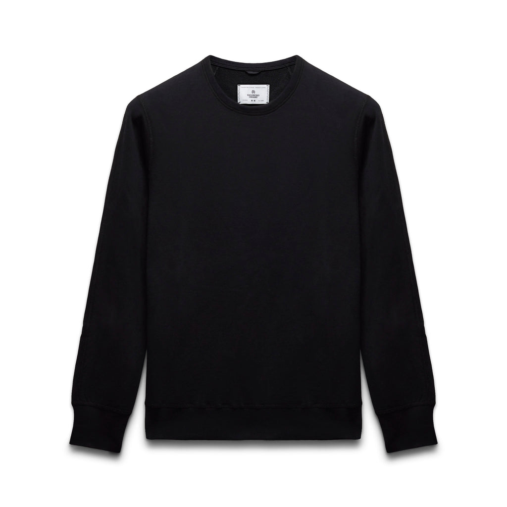 Lightweight Terry Slim Crewneck